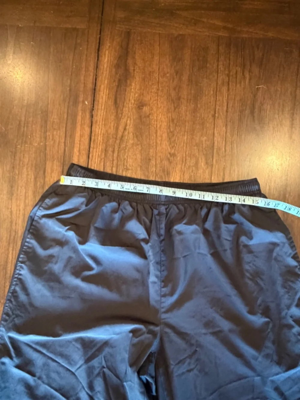 Adidas Men's Black Track Pants, Windbreaker, Adjustable ankle, Size Large